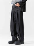 Chinese Style Bamboo Fiber Cozy Simple Long Pants