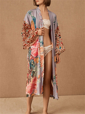 Women's Seaside Holiday Sun Protection Kimono Robe