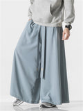 Men's Comfort Wide Leg Linen Hakama Pants