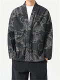 Men's Trendy Mighty Loong Jacquard Denim Jackets