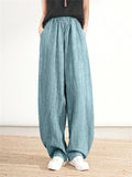 Retro Tie Dye High-Rise Trousers for Ladies