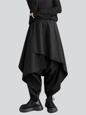 Women's Punk Style Multi-Layered Oversized Lantern Pants