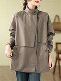 Women's Autumn Winter Hard-wearing Mid-length Jacket