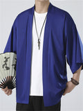 Ice Silk Zen Clothing Oversize Loose Shirts For Men