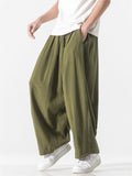 Men's Cozy Cotton Linen Casual Loose Straight Leg Pants