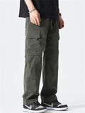 Men's Lightweight Summer Straight Leg Cargo Pants