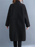 Women's Oversized Warm Fluffy Faux Cashmere Coat