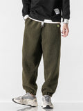 Men's Winter Trend Large Size Faux Woollen Sweatpants