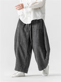 Men's Chinese Style Autumn Oversized Thick Pants