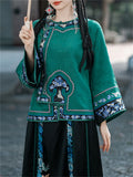 Ladies Jacquard Embroidery Chinese Style Jackets