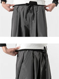 Male Baggy Drawstring Hem Jogging Pants