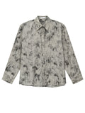 Chinese Style Ink Tie-Dye Men's Long Sleeve Shirts