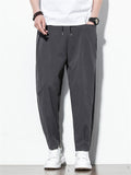 Chinese Style Men's Trendy Casual Drawstring Trousers