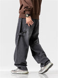 Men's Spring Autumn Loose Fit Streetwear Comfy Jeans