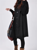 Women's Chic Splicing High Neck Elegant Cape Woolen Coat