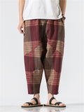 Vintage Comfy Plaid Casual Pants for Men