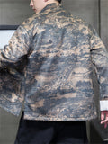 Male ''Along the River During the Qingming Festival'' Printed Jackets