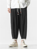 Men's Hip-Hop Plaid 100% Cotton Casual Pants