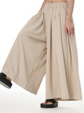 Women's Casual Pleated Wide Leg Pants