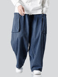 Male Hard-wearing Large Size Loose-fitting Jeans