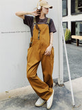 Female Korean Style Casual Popular Cargo Jumpsuits