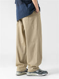 Hard-wearing All-match Pleated Trousers for Men