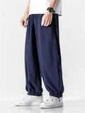 Men's Comfy Japanese Style Ankle-Tied Loose Pants