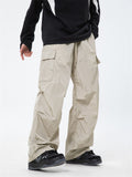 Men's Silky Textured Comfort Drawstring Cargo Pants