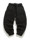 Men's Faux Woolen Warm Fluffy Pants for Cold Winter