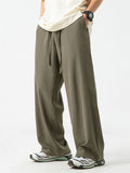 Male Summer Lightweight Basic Solid Color Casual Pants