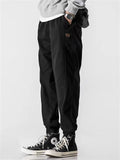 Men's High Street Style Casual Ankle Tied Cargo Pants