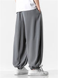 Men's Comfy Japanese Style Ankle-Tied Loose Pants