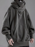 Cool Japanese Street Style Turtleneck Face Cover Ninja Hoodies