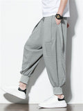 Men's Casual Breathable Ankle-Tied Baggy Lantern Pants