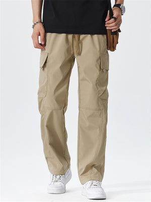 Men's Lightweight Summer Straight Leg Cargo Pants