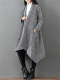 Female Cozy Elegant Irregular Mid-length Cape Coats