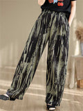 High-Rise Ink Tie-Dye Wide Leg Pants for Women