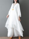 Women's Comfy Zen Style Flowy Linen Outfits