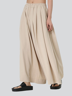 Women's Casual Pleated Wide Leg Pants