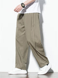 Men's Japanese Style Straight Leg Casual Pants