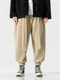 Men's Faux Woolen Warm Fluffy Pants for Cold Winter