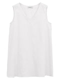 Women's Lightweight V-Neck Sleeveless Linen Vest Shirts