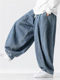 Japanese Style Plus Size Lantern Jeans for Men