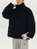 Men's Street Fashion Warm Cotton Padded Corduroy Coats