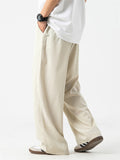 Male Summer Lightweight Basic Solid Color Casual Pants