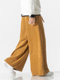 Men's Simple Comfy Large Size Corduroy Trousers