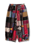 Men's Casual Contrast Color Plaid Beach Shorts