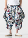 Floral Cropped Pants Fashion Bloomers