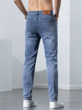 Korean Style Stretch Modern Slim Fit Men's Jeans