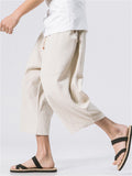 Chinese Style Loose Linen Harem Pants